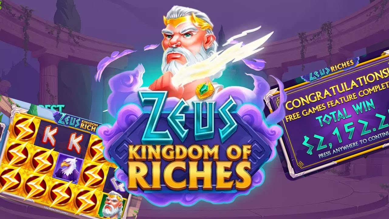 Des Bahas Permainan Judi Slot Zeus Kingdom of Riches dari Skywind